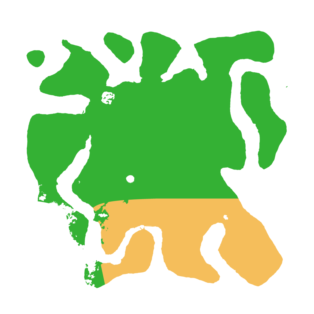 Biome Rust Map: Barren, Size: 3600, Seed: 2058