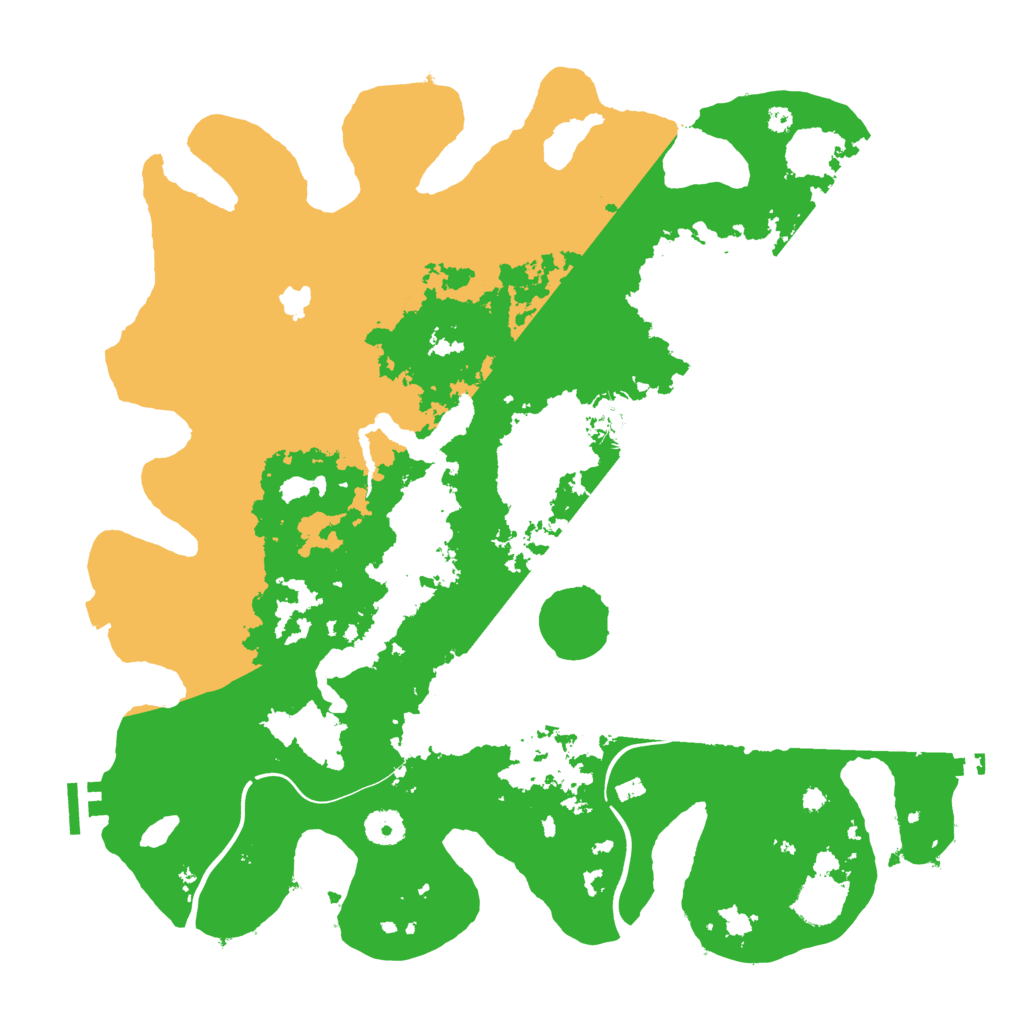 Biome Rust Map: Procedural Map, Size: 4000, Seed: 20211104