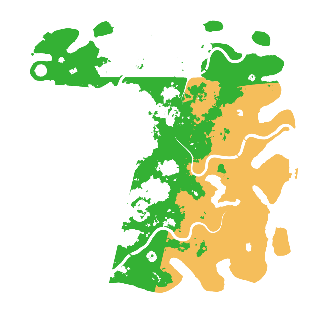 Biome Rust Map: Procedural Map, Size: 4500, Seed: 54585