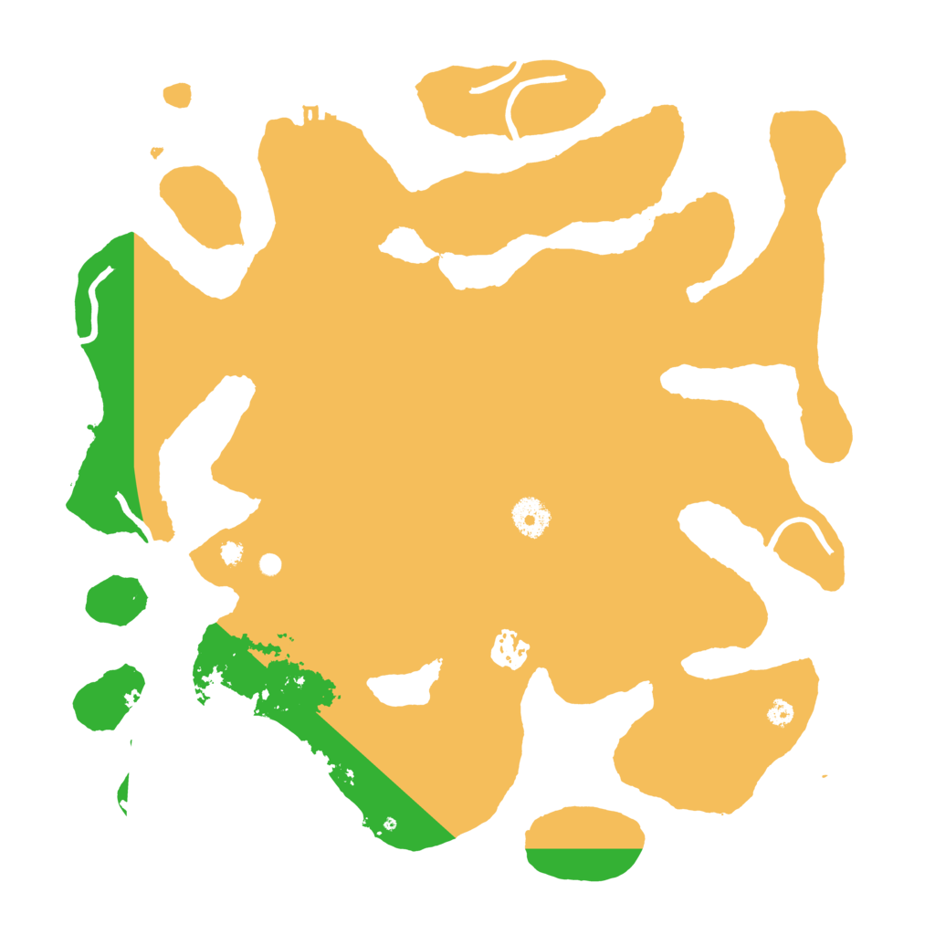 Biome Rust Map: Procedural Map, Size: 3700, Seed: 463241355