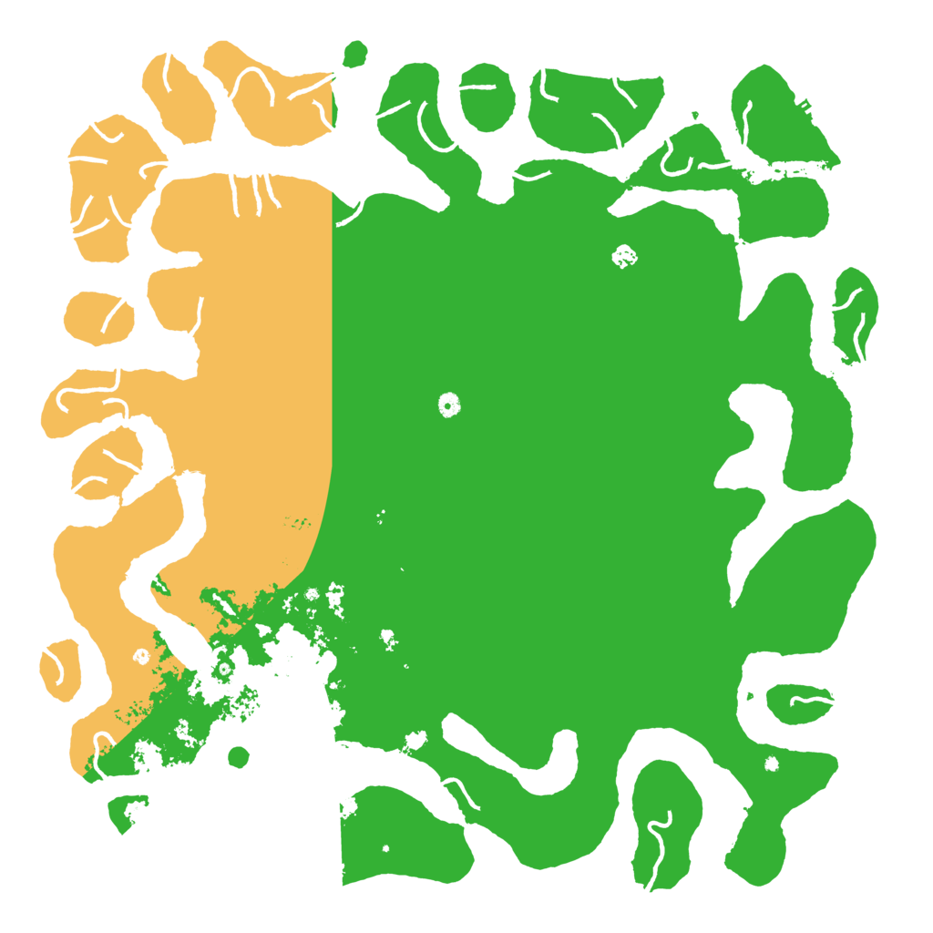 Biome Rust Map: Procedural Map, Size: 6000, Seed: 718113575