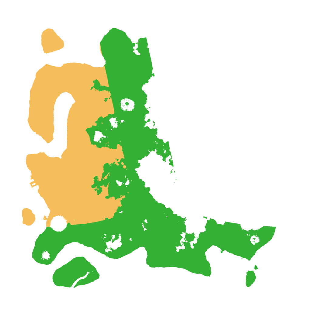 Biome Rust Map: Procedural Map, Size: 3500, Seed: 144142102