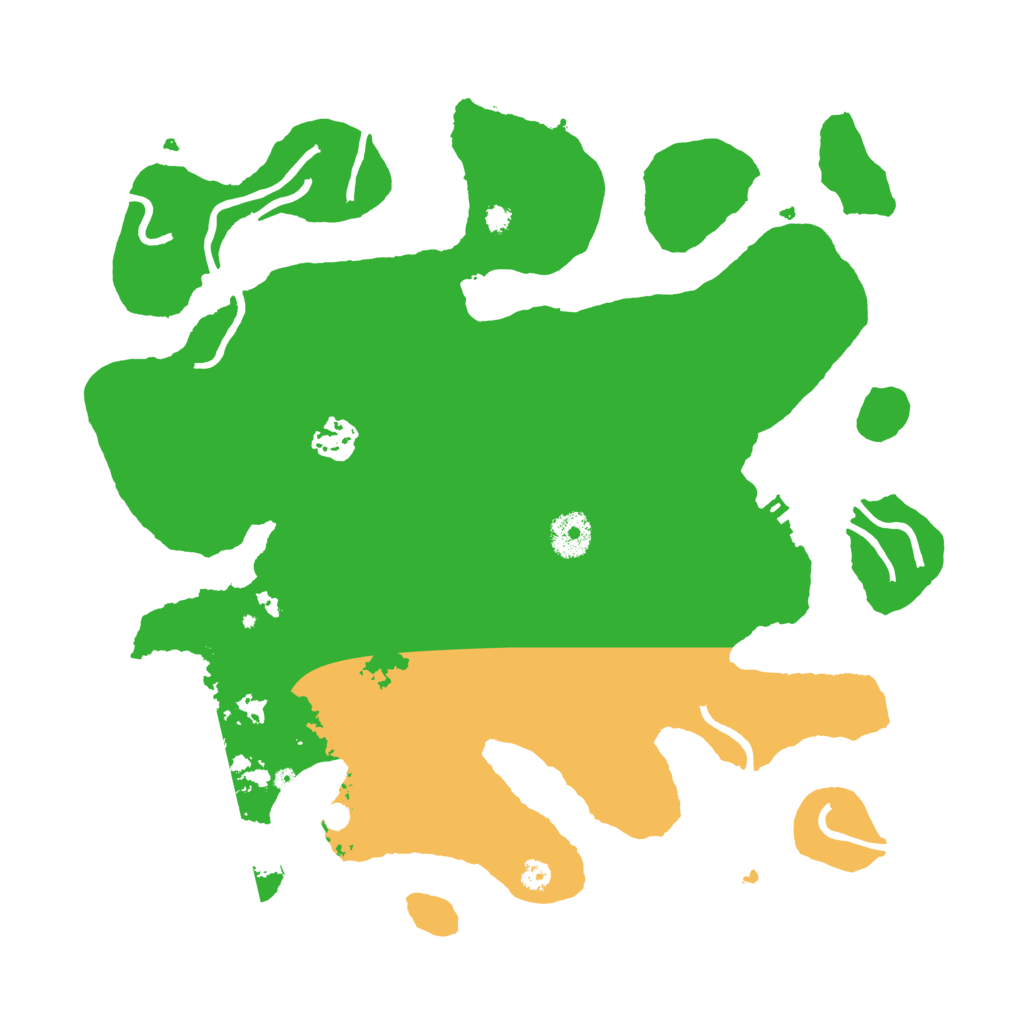 Biome Rust Map: Procedural Map, Size: 3500, Seed: 1350074335