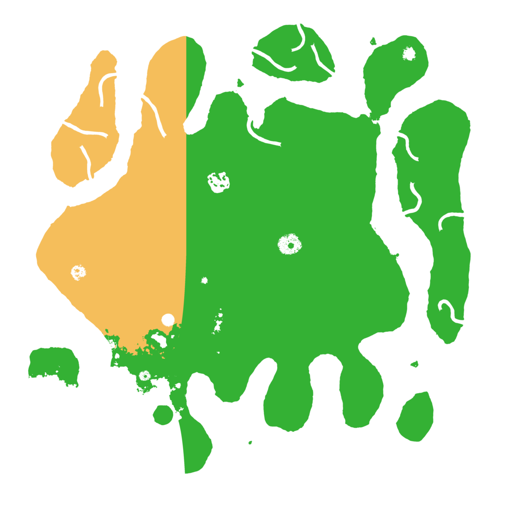 Biome Rust Map: Procedural Map, Size: 3500, Seed: 1994028857