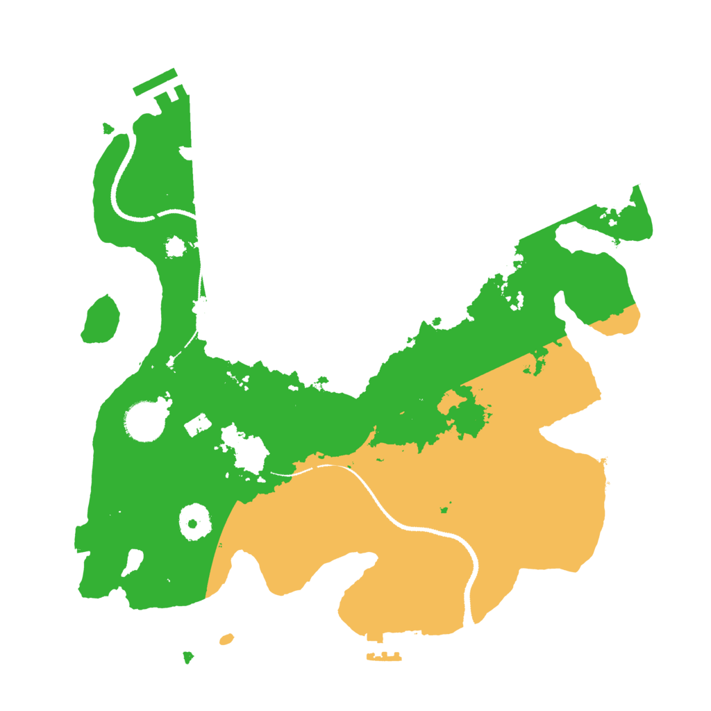 Biome Rust Map: Procedural Map, Size: 3100, Seed: 685923302