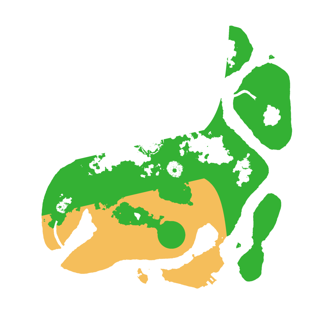 Biome Rust Map: Procedural Map, Size: 3000, Seed: 1677140770