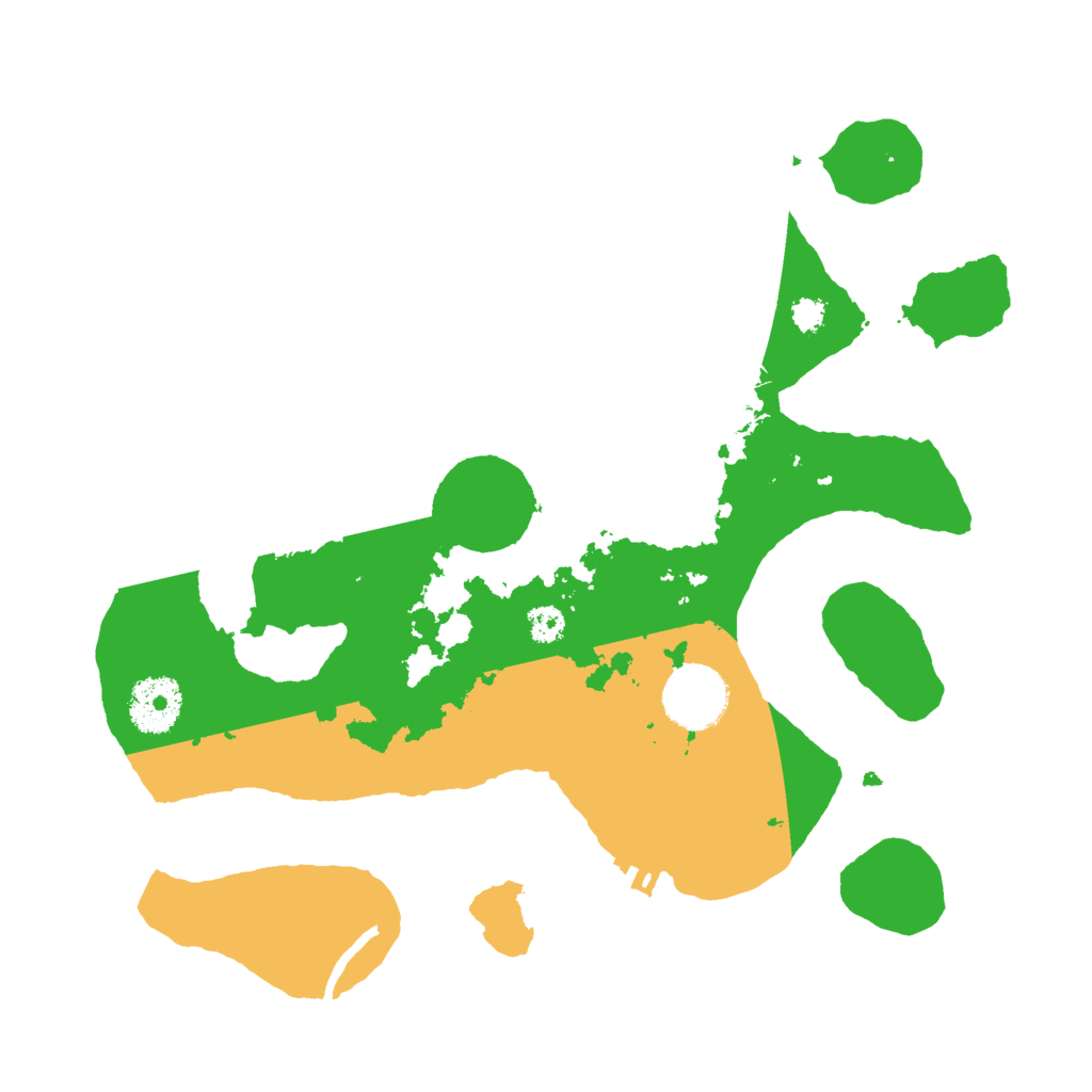 Biome Rust Map: Procedural Map, Size: 3000, Seed: 725953545