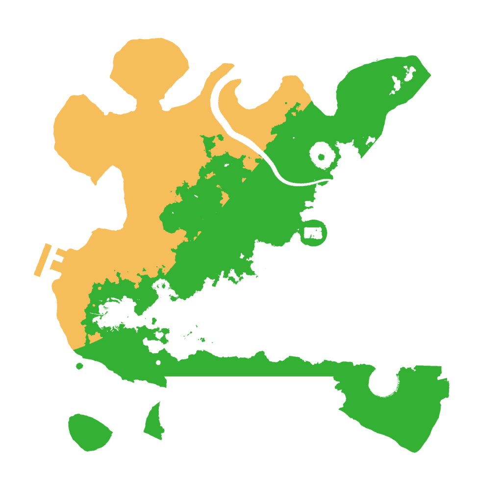 Biome Rust Map: Procedural Map, Size: 3000, Seed: 4881