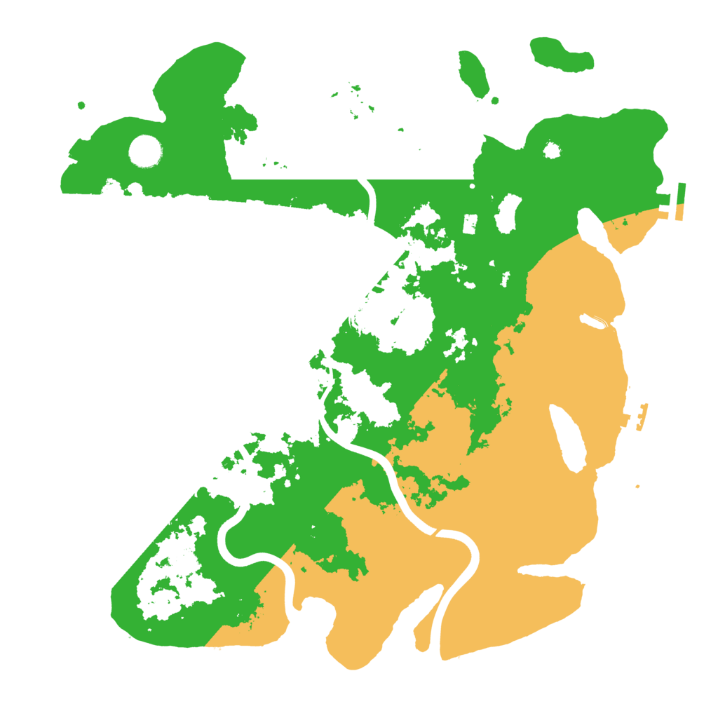 Biome Rust Map: Procedural Map, Size: 3850, Seed: 12359658