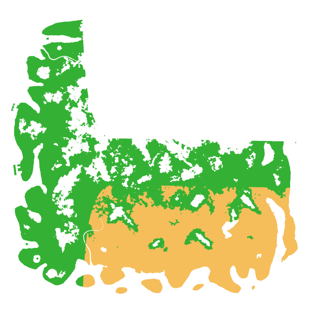 Biome Rust Map: Procedural Map, Size: 6000, Seed: 9345