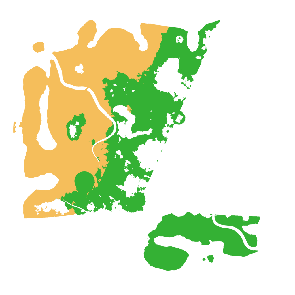 Biome Rust Map: Procedural Map, Size: 4000, Seed: 210589250