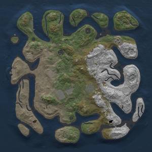 Thumbnail Rust Map: Procedural Map, Size: 4000, Seed: 505330, 15 Monuments