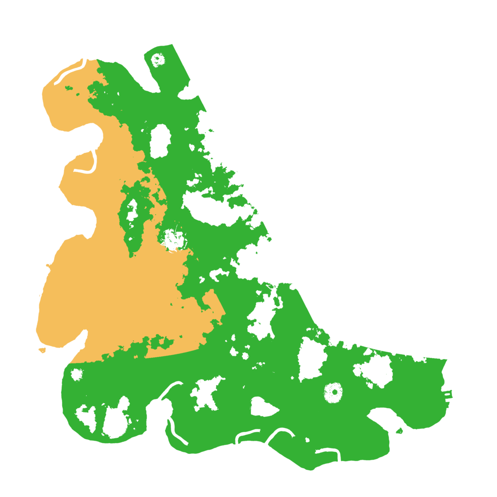 Biome Rust Map: Procedural Map, Size: 3800, Seed: 448822003