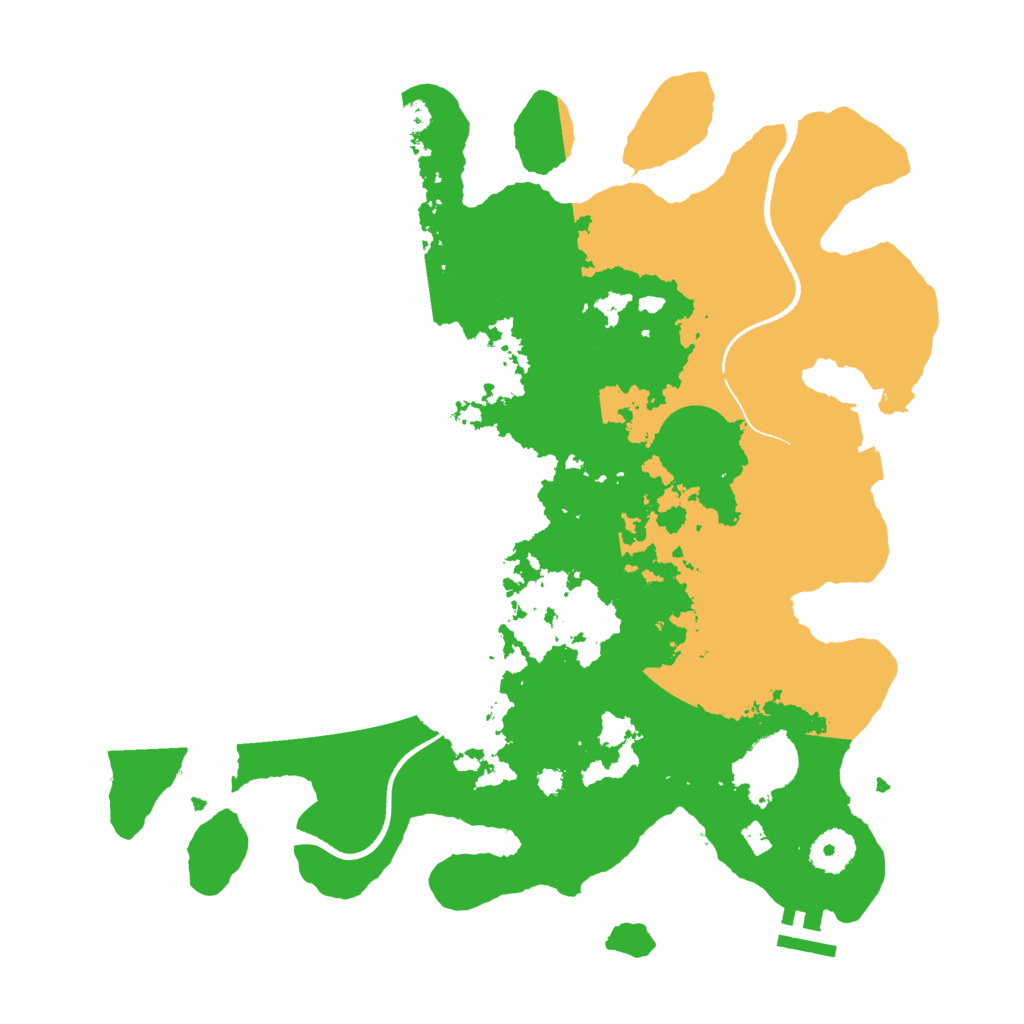 Biome Rust Map: Procedural Map, Size: 3500, Seed: 2359
