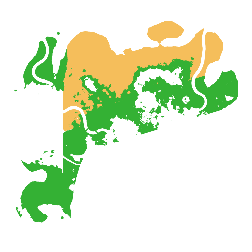 Biome Rust Map: Procedural Map, Size: 3500, Seed: 1168687226
