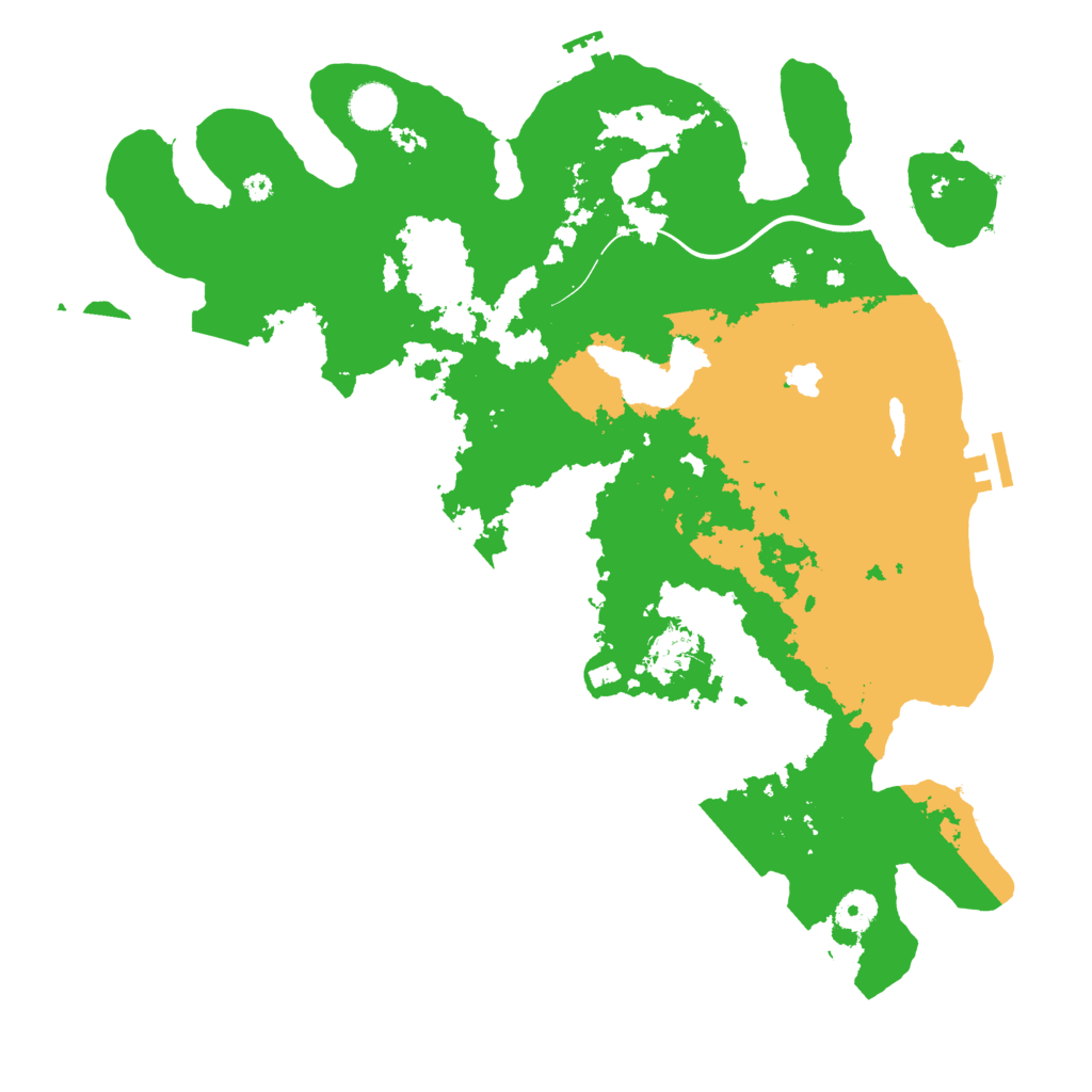 Biome Rust Map: Procedural Map, Size: 4000, Seed: 31413592