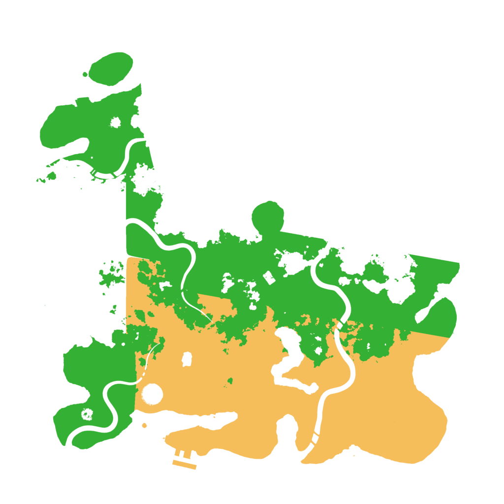 Biome Rust Map: Procedural Map, Size: 4250, Seed: 332291