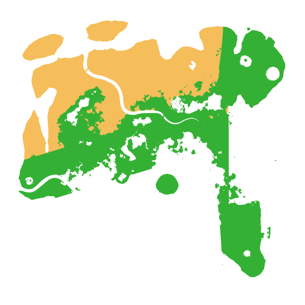 Biome Rust Map: Procedural Map, Size: 4000, Seed: 20210411