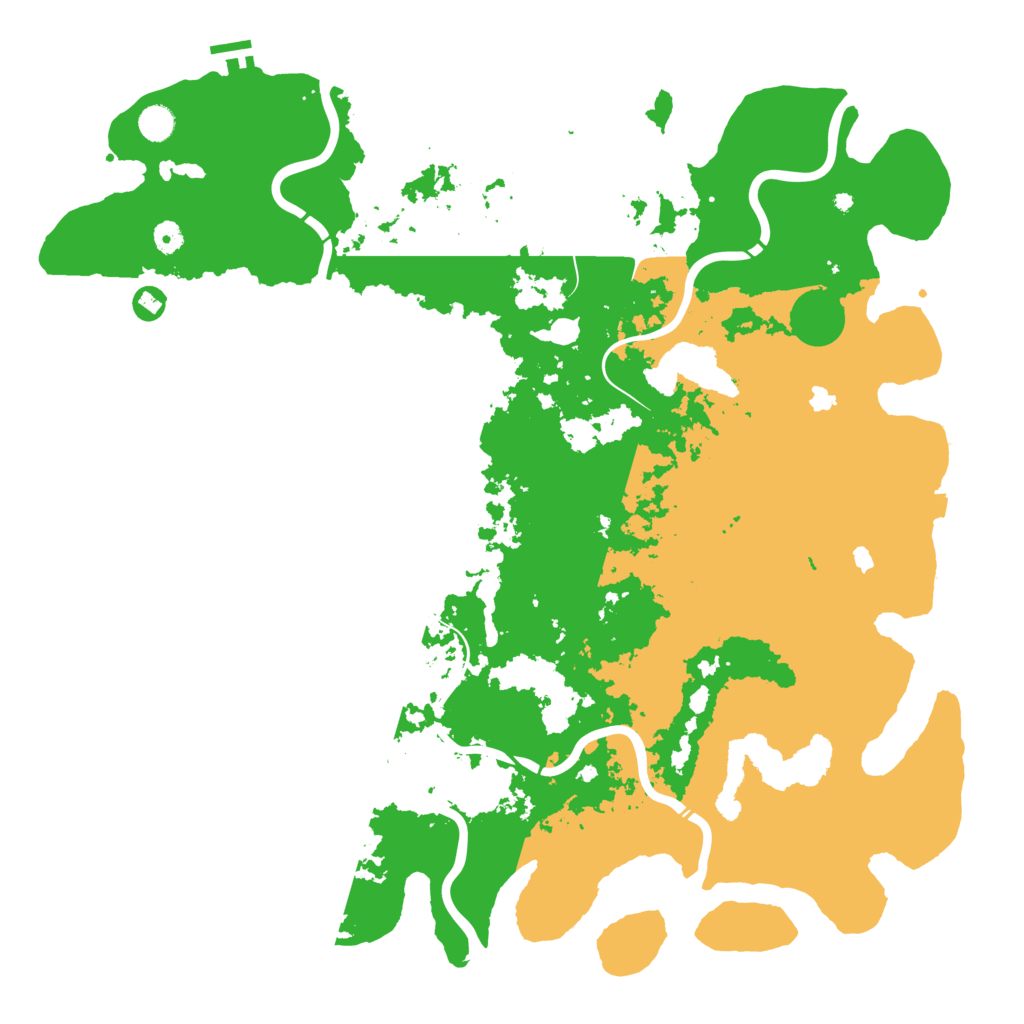 Biome Rust Map: Procedural Map, Size: 5000, Seed: 27