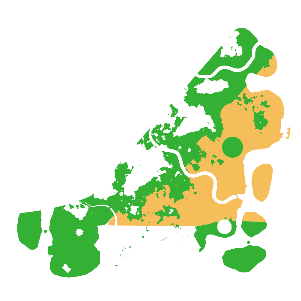 Biome Rust Map: Procedural Map, Size: 3800, Seed: 562986654