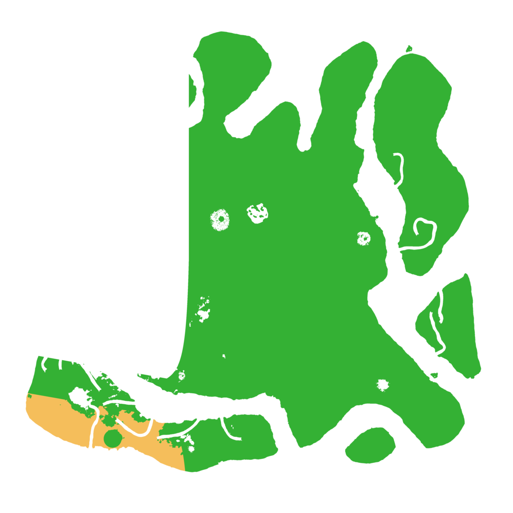 Biome Rust Map: Procedural Map, Size: 3800, Seed: 1886851460