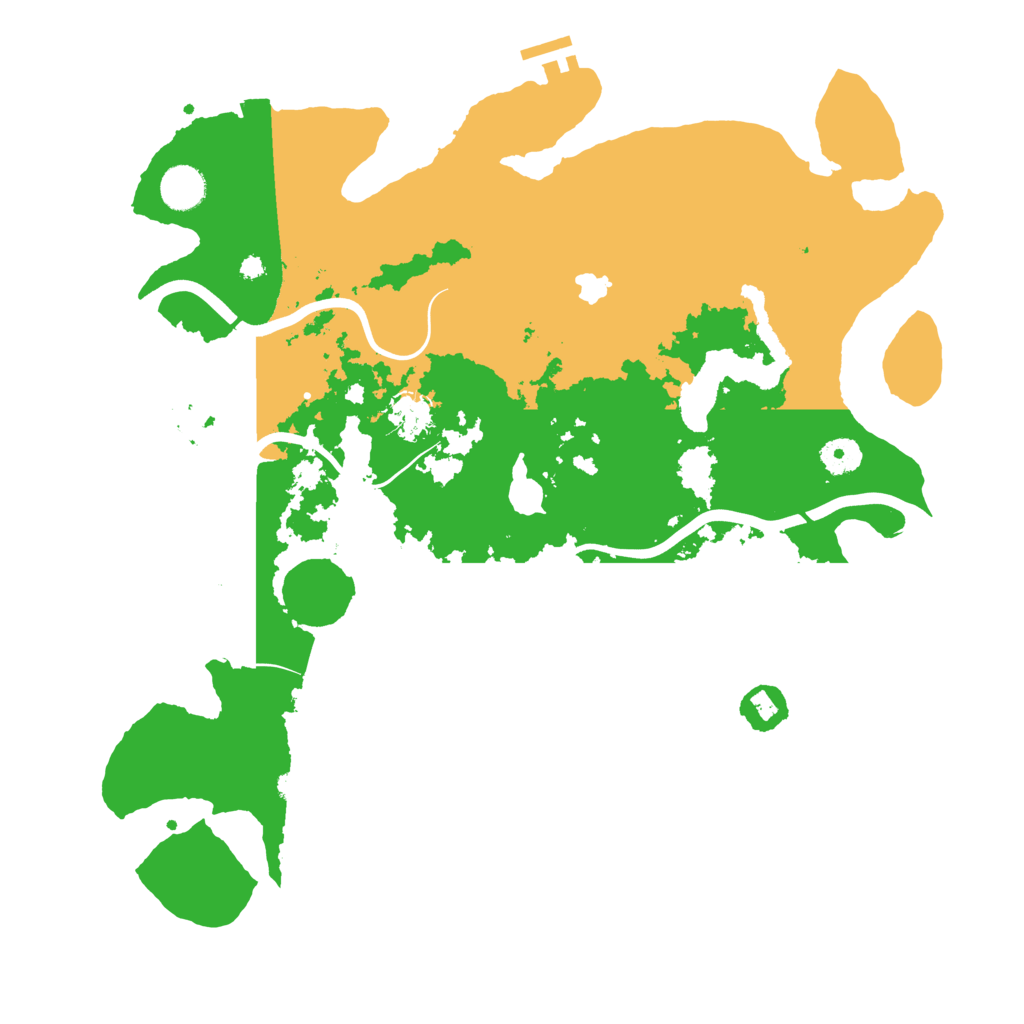 Biome Rust Map: Procedural Map, Size: 4000, Seed: 7777777