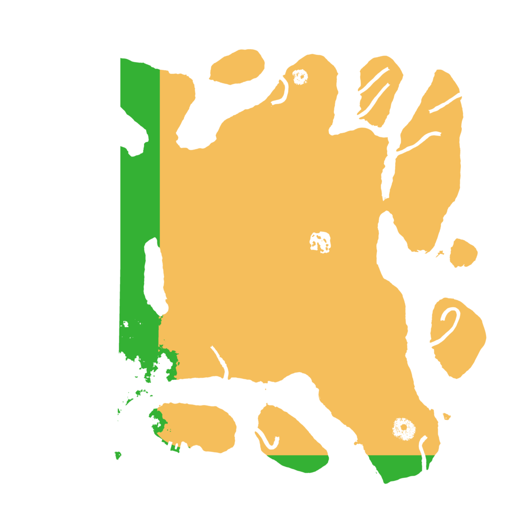 Biome Rust Map: Procedural Map, Size: 3500, Seed: 998