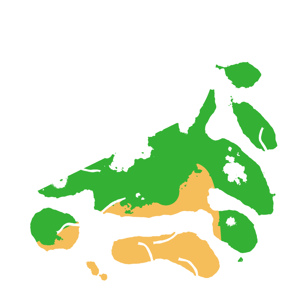 Biome Rust Map: Procedural Map, Size: 3000, Seed: 18650