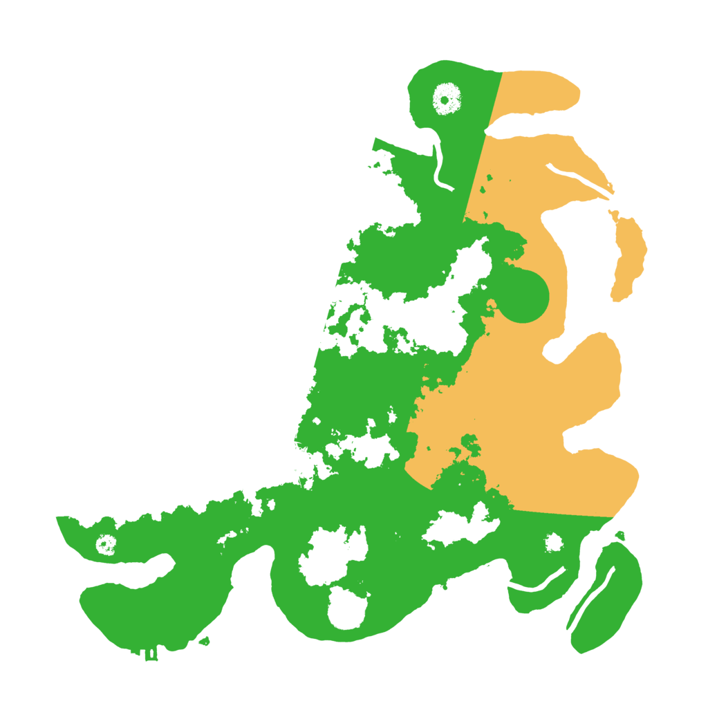 Biome Rust Map: Procedural Map, Size: 3500, Seed: 1002853616