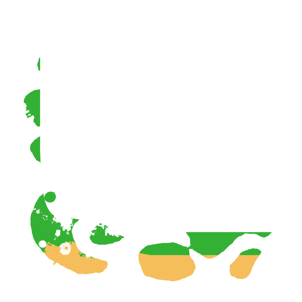 Biome Rust Map: Procedural Map, Size: 3700, Seed: 45110