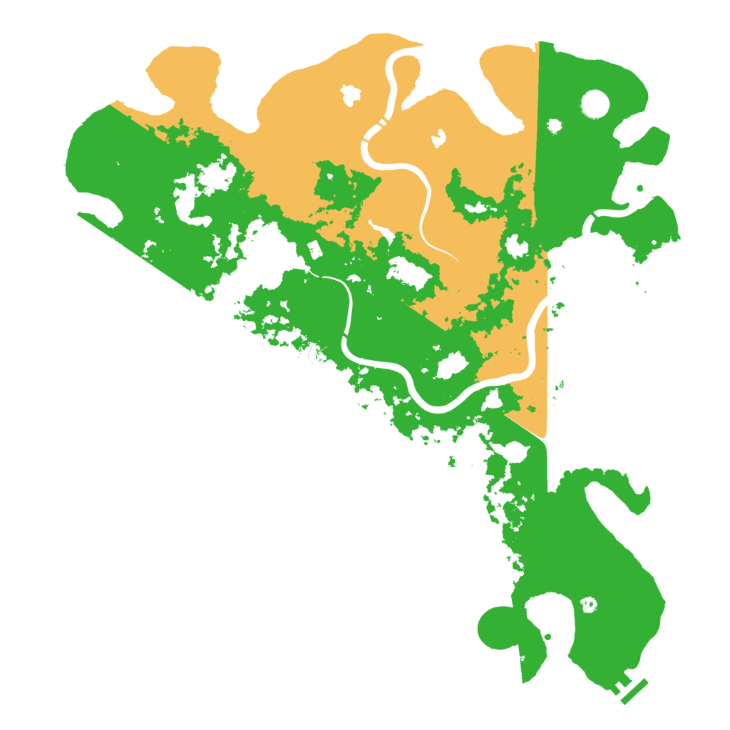 Biome Rust Map: Procedural Map, Size: 4500, Seed: 1268218180