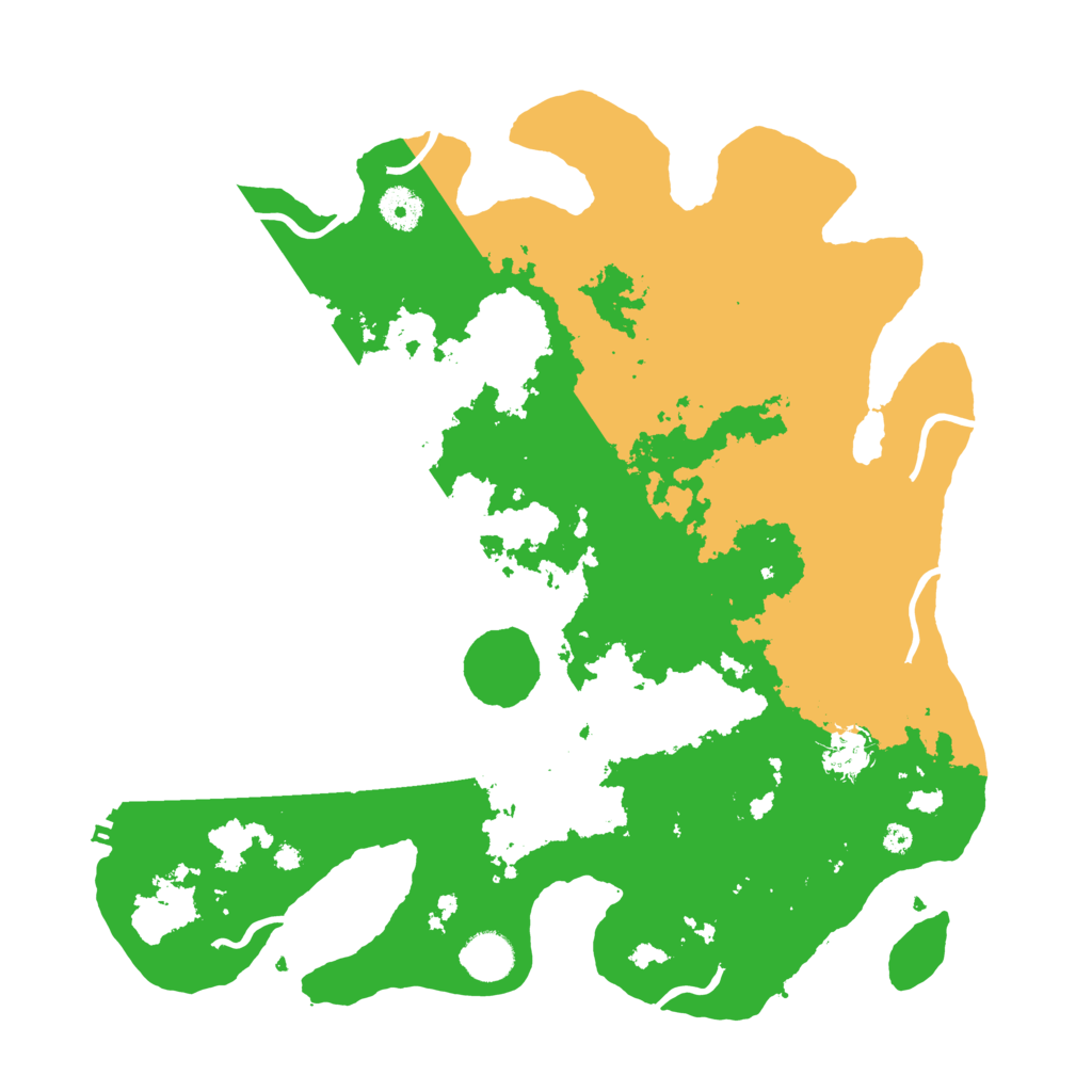 Biome Rust Map: Procedural Map, Size: 3850, Seed: 30357929
