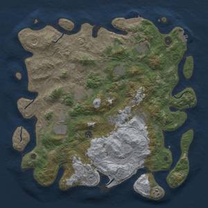 Thumbnail Rust Map: Procedural Map, Size: 4250, Seed: 845992178, 17 Monuments
