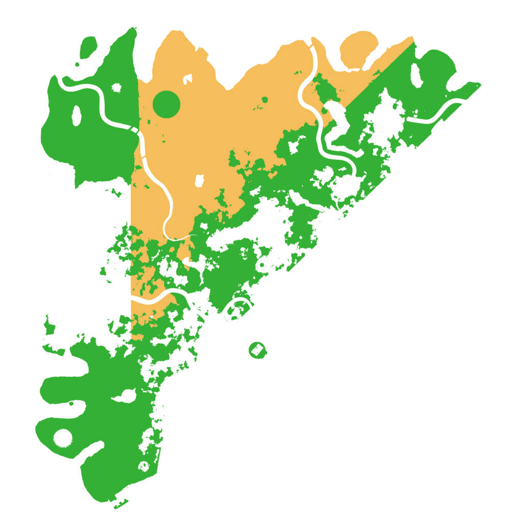 Biome Rust Map: Procedural Map, Size: 5000, Seed: 388471434