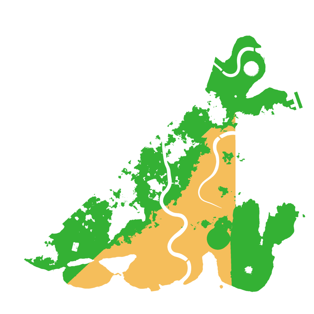 Biome Rust Map: Procedural Map, Size: 3750, Seed: 475705252