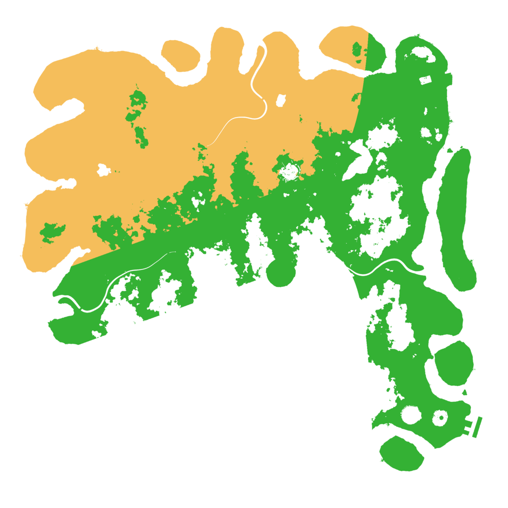 Biome Rust Map: Procedural Map, Size: 4800, Seed: 6458254