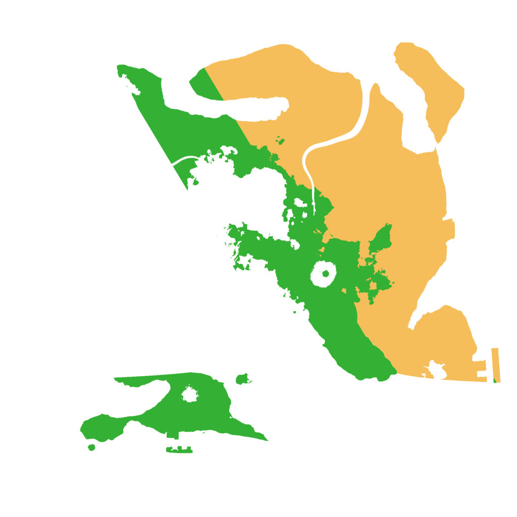 Biome Rust Map: Procedural Map, Size: 3000, Seed: 202830057