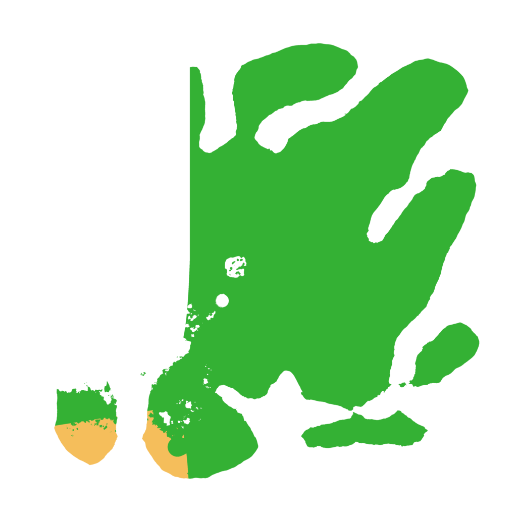 Biome Rust Map: Barren, Size: 3500, Seed: 2092605134