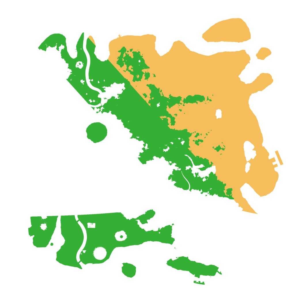 Biome Rust Map: Procedural Map, Size: 4000, Seed: 1548