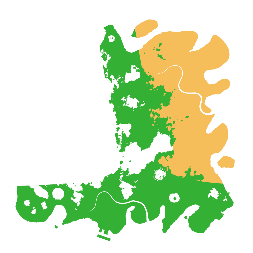 Biome Rust Map: Procedural Map, Size: 3750, Seed: 1096550414