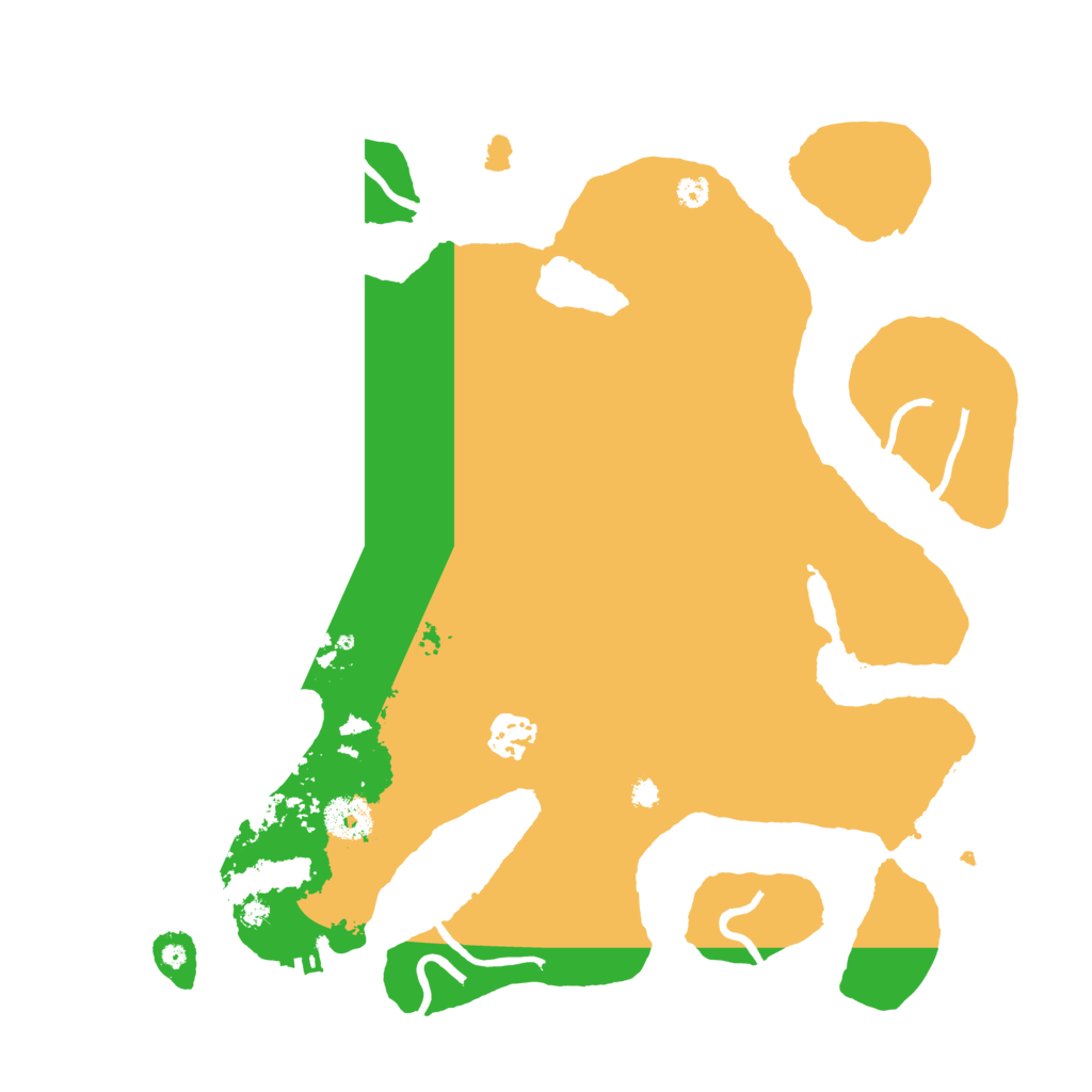 Biome Rust Map: Procedural Map, Size: 3500, Seed: 993987602