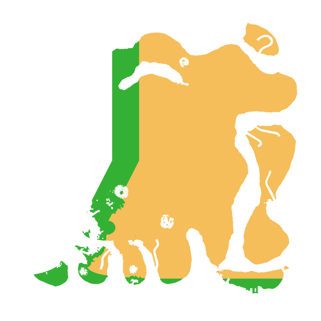 Biome Rust Map: Procedural Map, Size: 3500, Seed: 2128223414