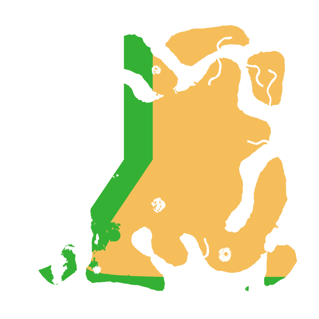 Biome Rust Map: Procedural Map, Size: 3500, Seed: 37226099