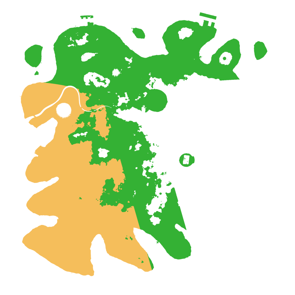 Biome Rust Map: Procedural Map, Size: 3500, Seed: 4021