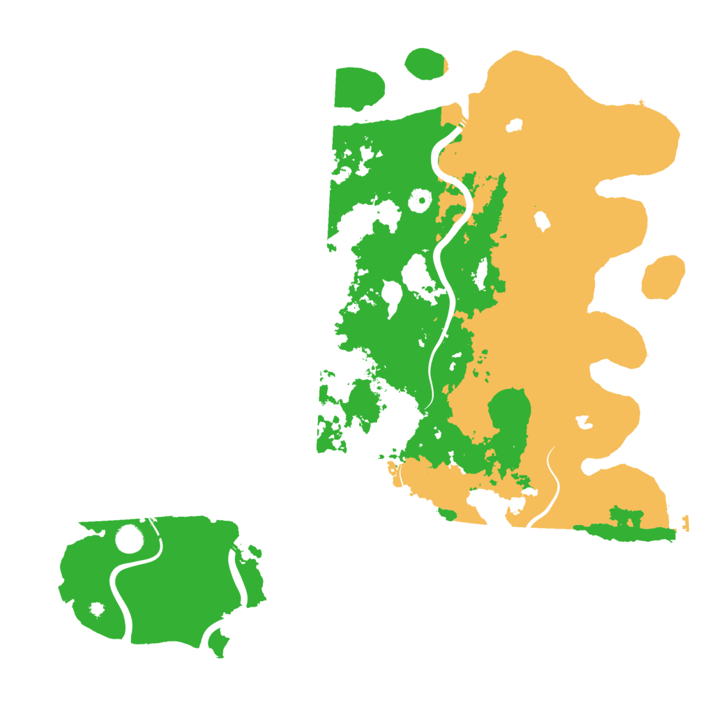 Biome Rust Map: Procedural Map, Size: 4500, Seed: 14080