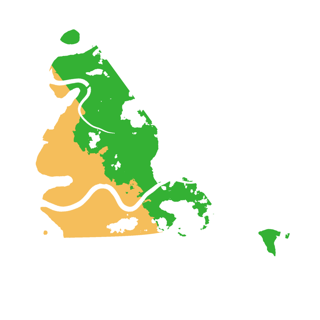 Biome Rust Map: Procedural Map, Size: 3000, Seed: 2427470