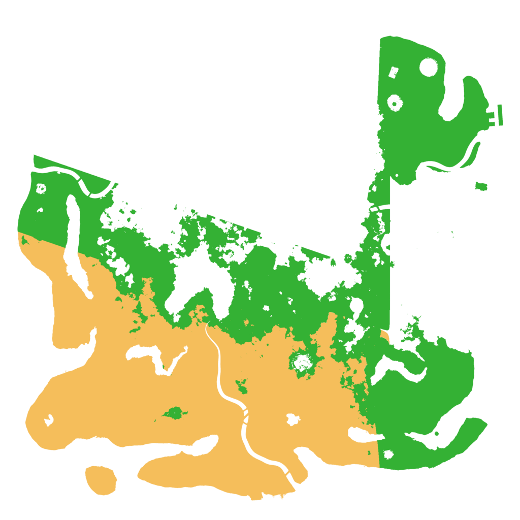 Biome Rust Map: Procedural Map, Size: 5000, Seed: 304474735