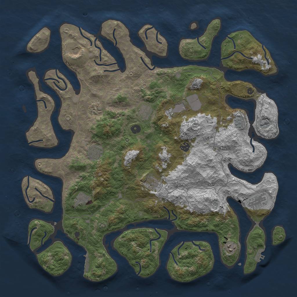 Rust Map: Procedural Map, Size: 4750, Seed: 20211104, 19 Monuments