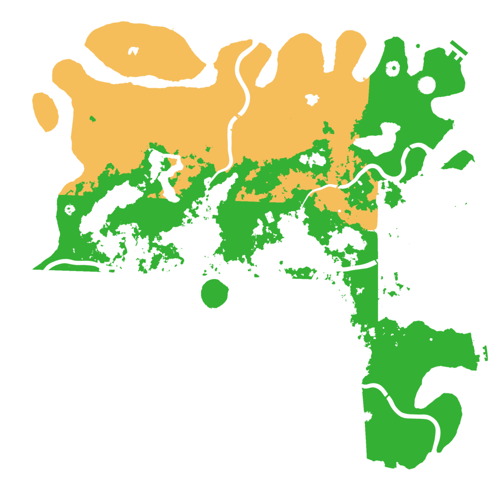 Biome Rust Map: Procedural Map, Size: 5000, Seed: 1341515371