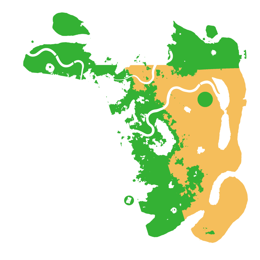 Biome Rust Map: Procedural Map, Size: 4500, Seed: 424